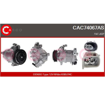 Kompresor, klimatizace CASCO CAC81021AS