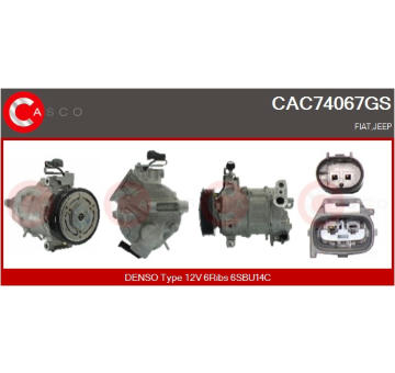 Kompresor, klimatizace CASCO CAC81021GS