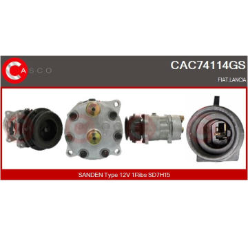 Kompresor, klimatizace CASCO CAC82042GS