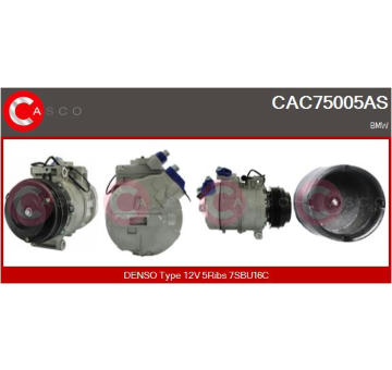 Kompresor, klimatizace CASCO CAC83014AS