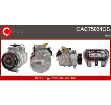 Kompresor, klimatizace CASCO CAC85013AS