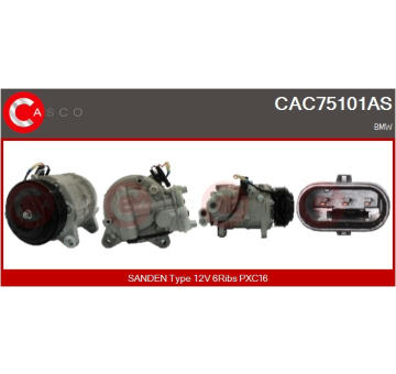 Kompresor, klimatizace CASCO CAC86054AS
