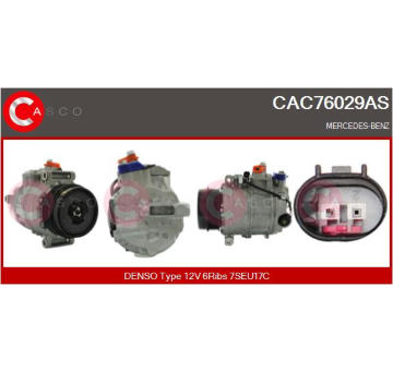 Kompresor, klimatizace CASCO CAC86114GS