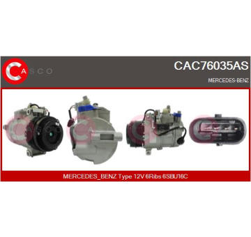 Rotor alternátora CASCO CRO10136AS