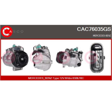 Rotor alternátora CASCO CRO10137AS
