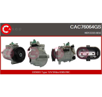 Kompresor, klimatizace CASCO CAC89027RS
