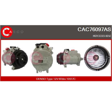 Alternátor CASCO CAL10181AS