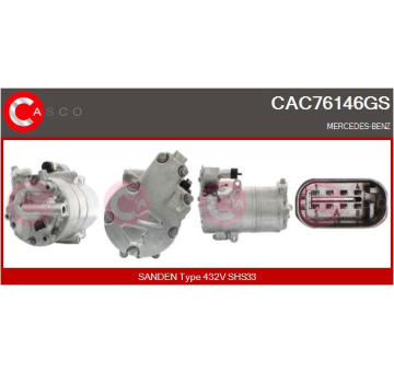 generátor CASCO CAL10225AS