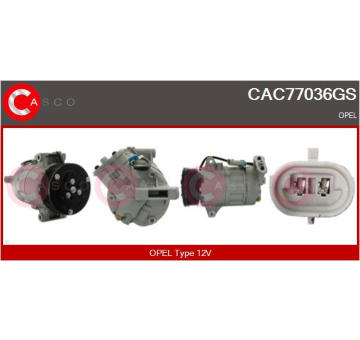 Kompresor, klimatizace CASCO CAC77036GS