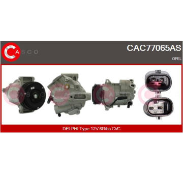 Kompresor, klimatizace CASCO CAC75120GS