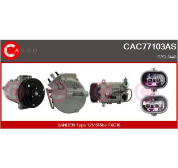 generátor CASCO CAL10408AS