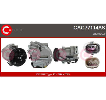 Alternátor CASCO CAL10418AS