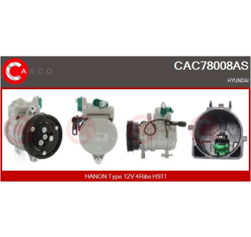 Alternátor CASCO CAL10460AS