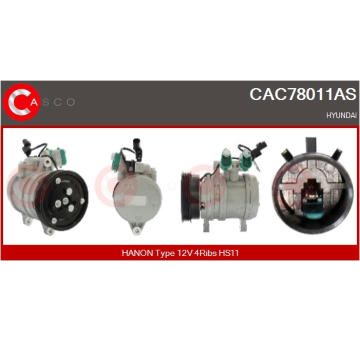 generátor CASCO CAL10472GS