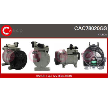 Alternátor CASCO CAL10517GS