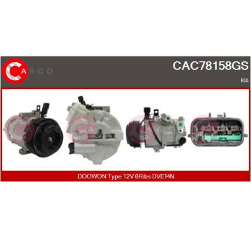 generátor CASCO CAL10765GS