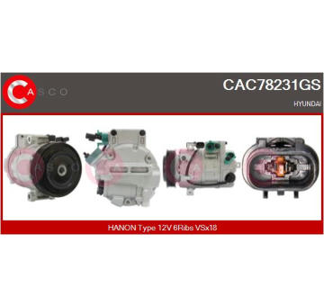 generátor CASCO CAL12115AS