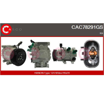 Alternátor CASCO CAL15127AS