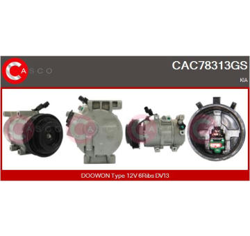 Alternátor CASCO CAL15164AS