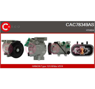 Alternátor CASCO CAL15206AS