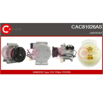 Alternátor CASCO CAL15306AS