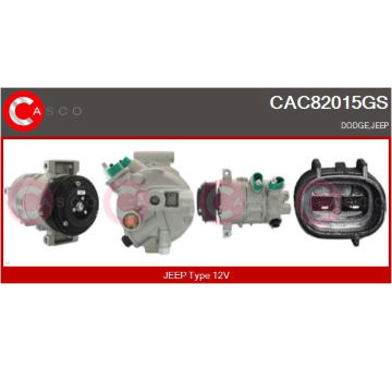 Kompresor, klimatizace CASCO CAC82015GS