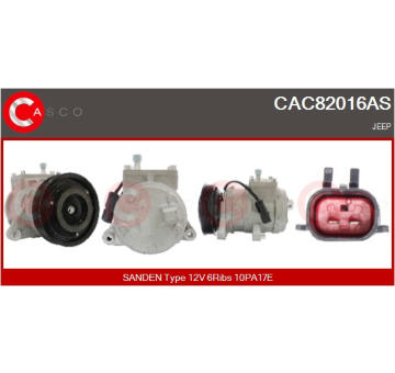 Alternátor CASCO CAL15398AS