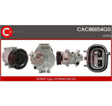 Dmychadlo, plnění CASCO CTC76B00KS