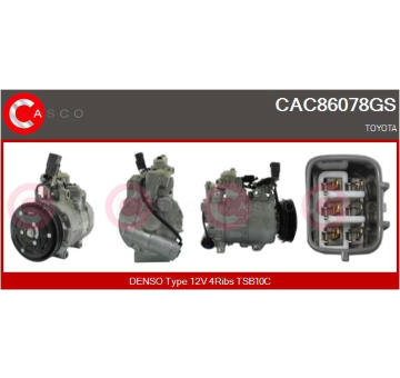 Prevodka riadenia CASCO CSB86907GS