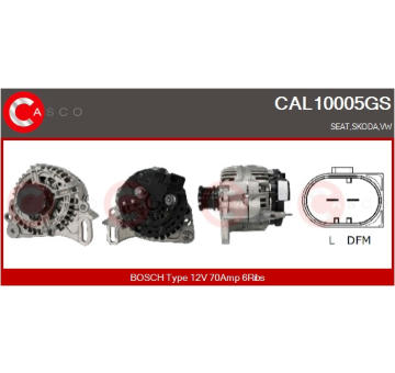 Alternátor CASCO CAL30105AS