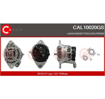 Alternátor CASCO CAL30124AS