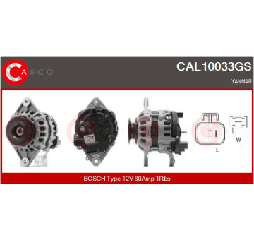 generátor CASCO CAL30141AS