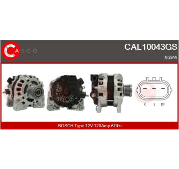 Regulátor alternátora CASCO CRE10132AS