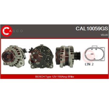 generátor CASCO CAL30202GS