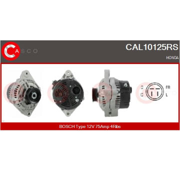 Spínač, zvedací zařízení oken CASCO CWR86007AS