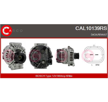 Motor stieračov CASCO CWM15651GS