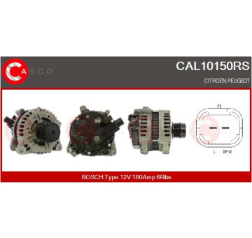 Alternátor CASCO CAL35196AS