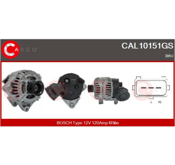 Alternátor CASCO CAL35199AS