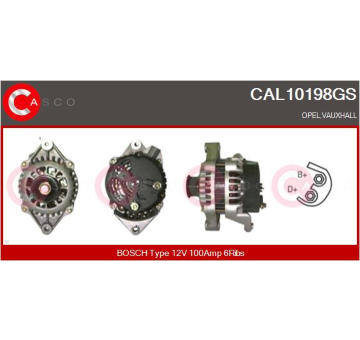 generátor CASCO CAL10198GS