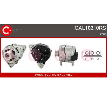Alternátor CASCO CAL10107AS