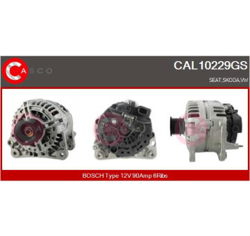 Alternátor CASCO CAL10141AS