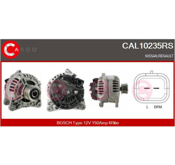 Vodní čerpadlo ostřikovače, čistění skel CASCO CWP75001AS