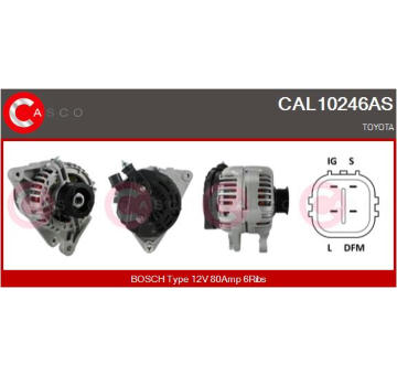 Alternátor CASCO CAL10246AS