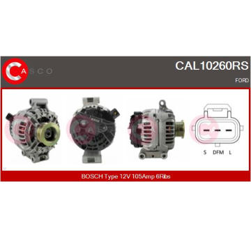generátor CASCO CAL10260RS