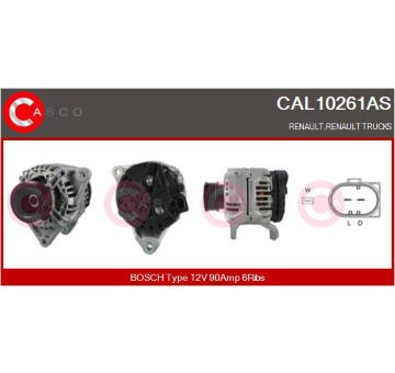 Alternátor CASCO CAL10201AS