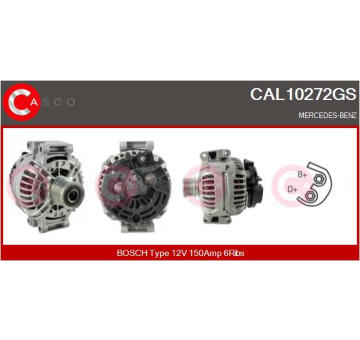 Alternátor CASCO CAL10222AS