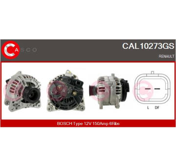 Alternátor CASCO CAL10223AS