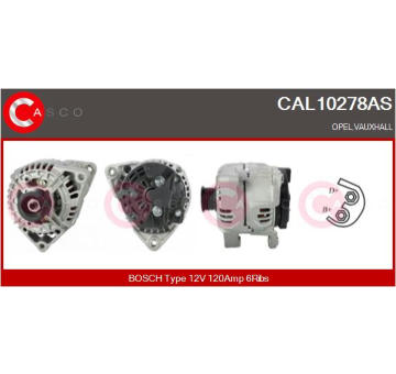 Alternátor CASCO CAL10235AS