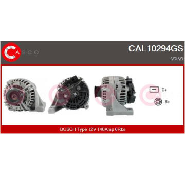 Alternátor CASCO CAL45116AS