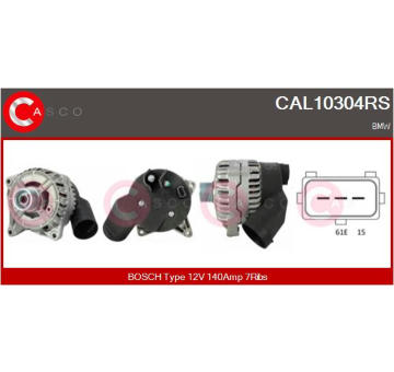 Alternátor CASCO CAL10276AS